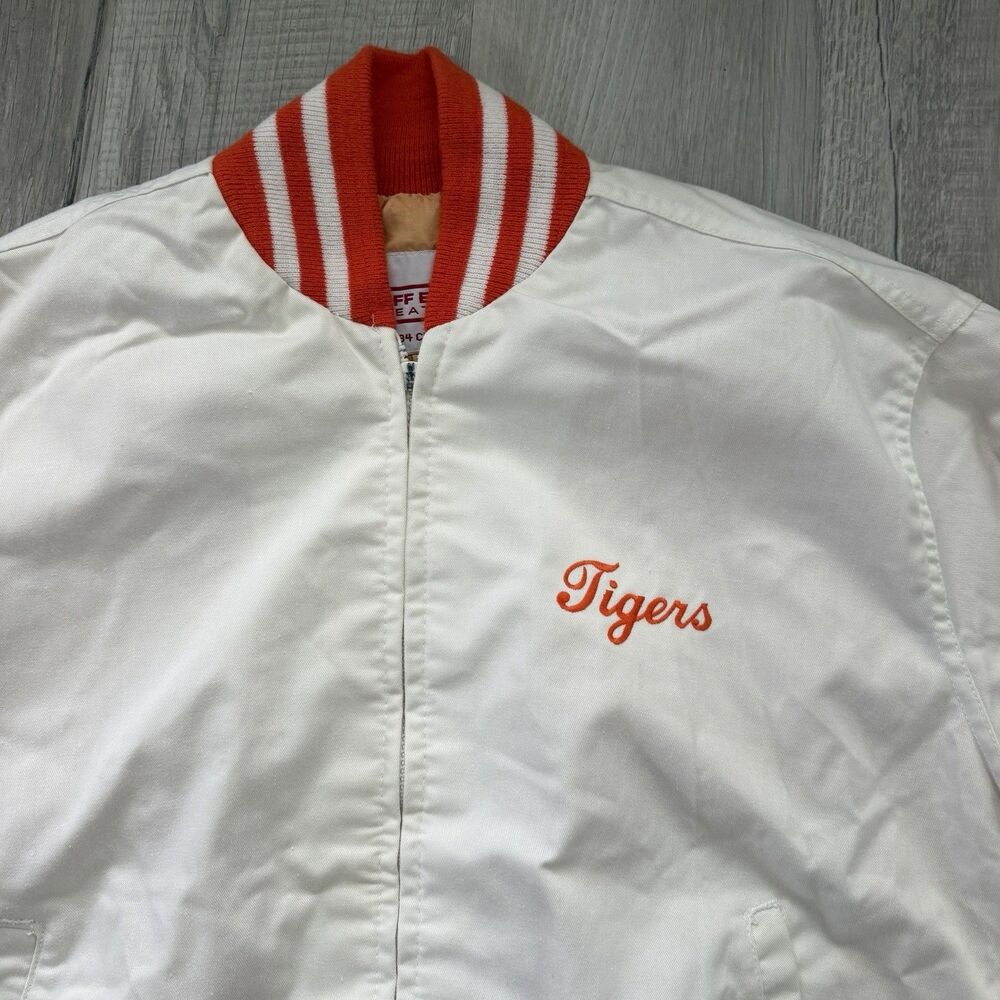 Vintage 1980s Cliff Engle Clemson Varsity Jacket Large Made in USA READ - Picture 4 of 14